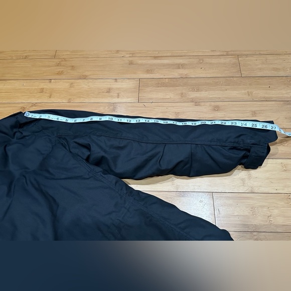 Brandit M-65 Standard Tactical Military Winter Parka Men’s Size L Black Hooded - Picture 13 of 13